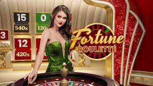 Player interface showing Number Table bet selector, cascade animation, and running payout counter